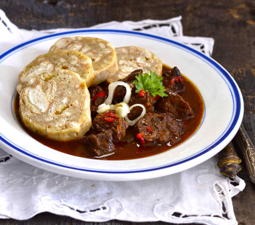 goulash with dumplings
